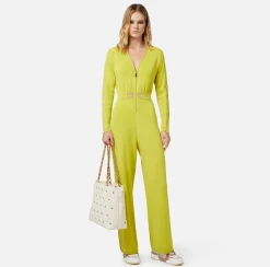 Elisabetta Franchi Tuta In Cotone Con Bande Logate^ Tute