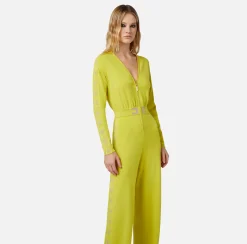 Elisabetta Franchi Tuta In Cotone Con Bande Logate^ Tute