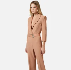 Elisabetta Franchi Tuta In Crepe Con Cut Out Posteriore^ Tute