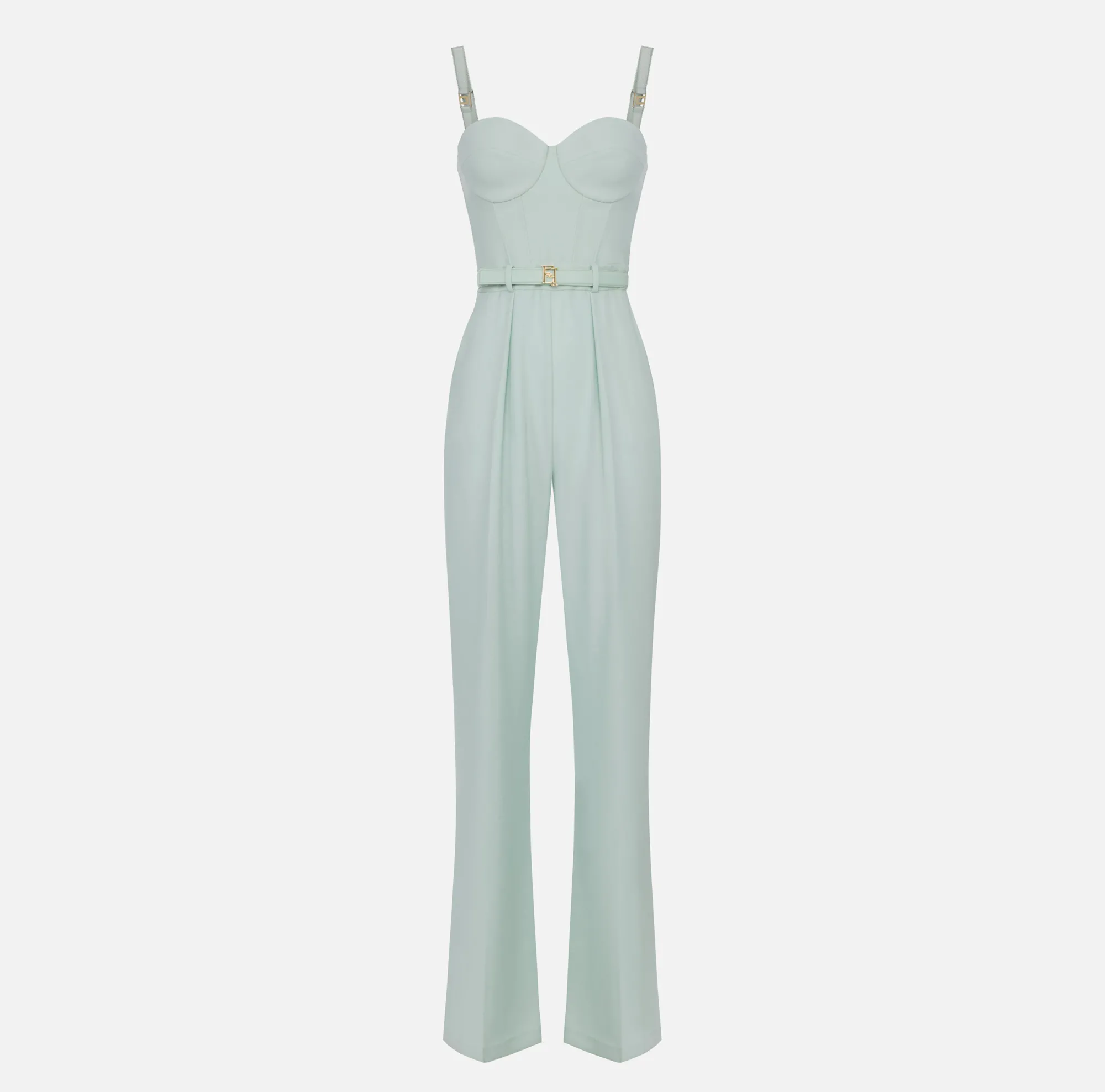 Elisabetta Franchi Tuta In Crepe Con Top Bustier^ Tute