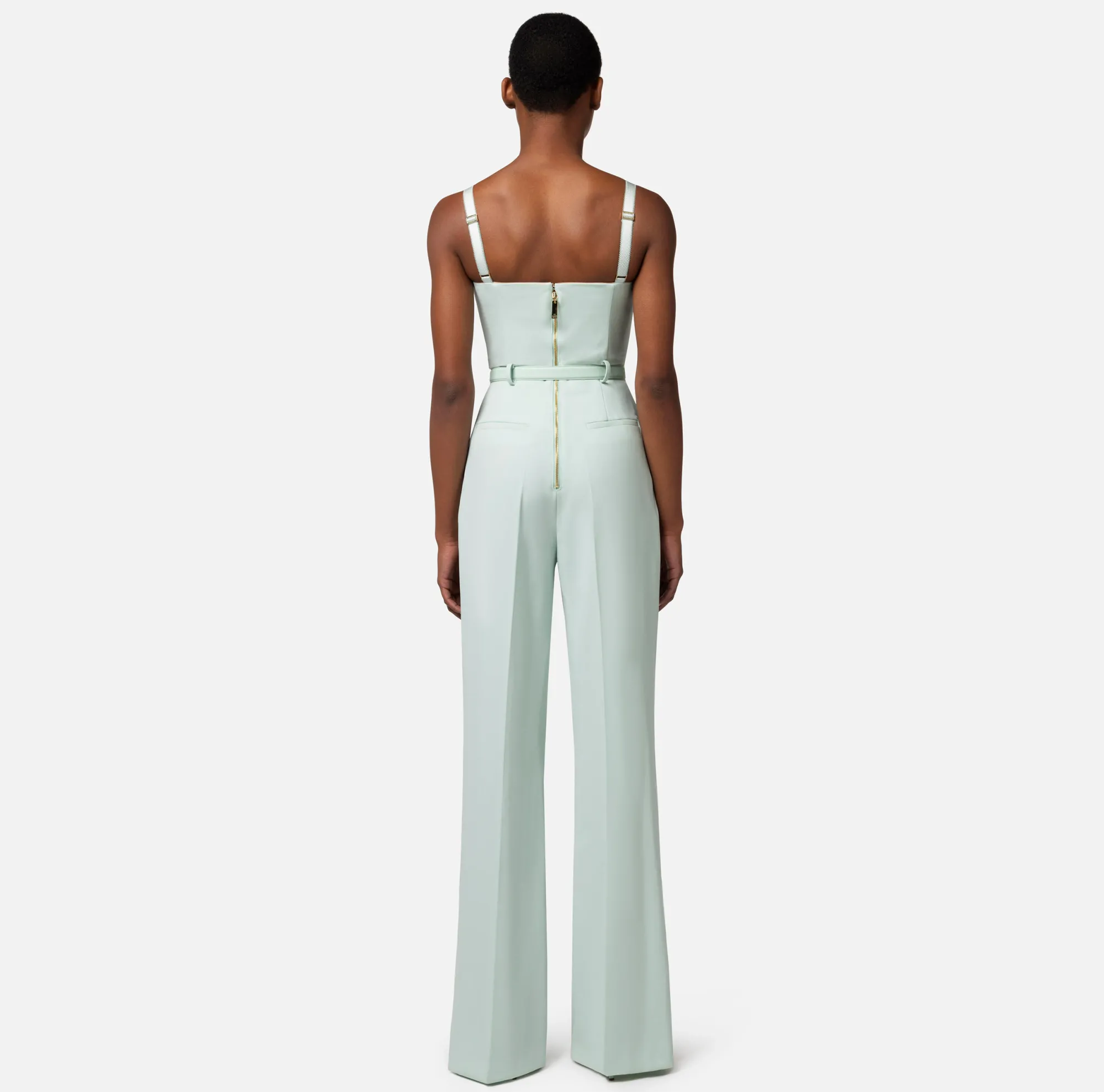 Elisabetta Franchi Tuta In Crepe Con Top Bustier^ Tute